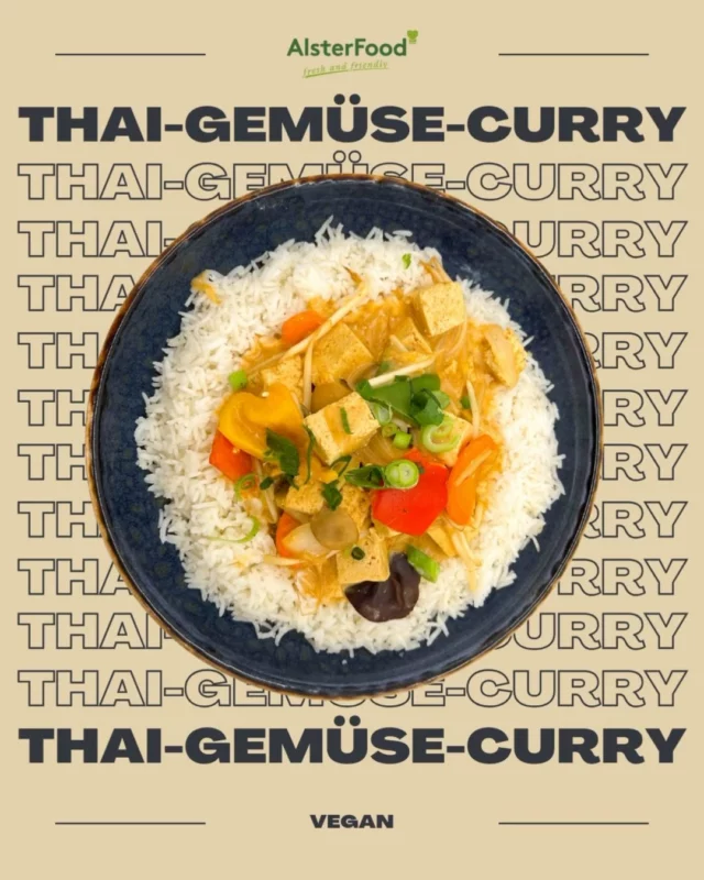 Farbenfroh, cremig, unwiderstehlich! 🥢 💚
 Cremige Kokosmilch, frisches Gemüse und exotische Aromen – unser Thai Gemüse Curry ist pure Geschmacksexplosion! 🤤 
Wir bringen die perfekte Balance aus würziger Kokosnote, frischem Gemüse und exotischen Aromen direkt auf deinen Teller. 🌿🥥
Wer kann da widerstehen? 🤤
#alsterfood #freshandfriendly #frischgekocht #gemüsecurry #thaifoodlove #currydreams #betriebsverpflegung #kantine #mensa #schulverpflegung #catering #foodies